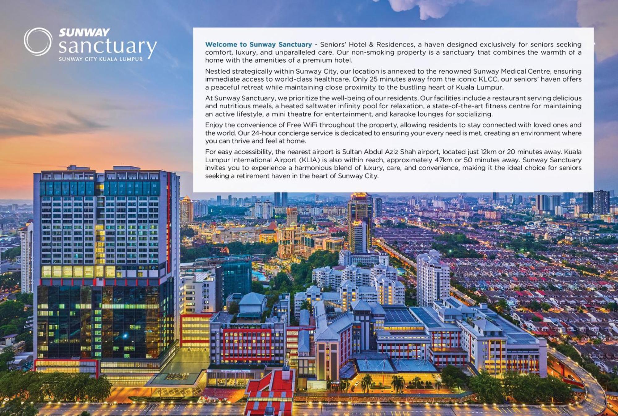 Sunway Sanctuary - Seniors Hotel & Residences Subang Jaya Eksteriør bilde
